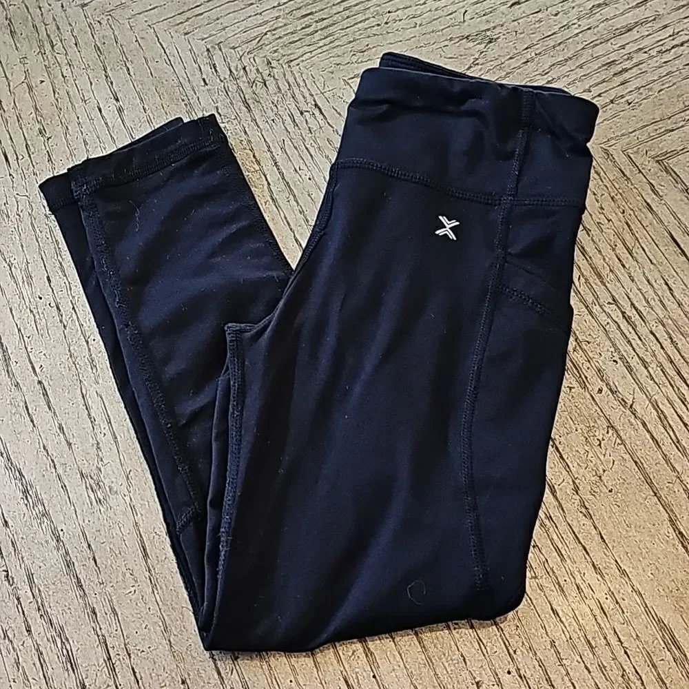 Black leggings XS 6/6X Xersion